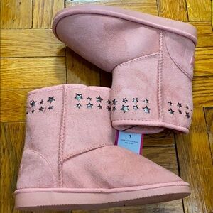 NWT rampage girls pink boots
 size: 3